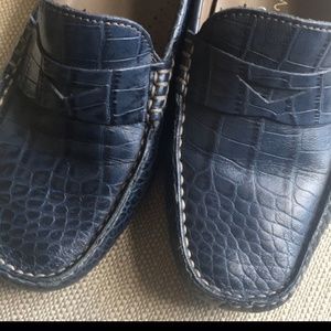 Cole Haan Navy Penny-Loafers